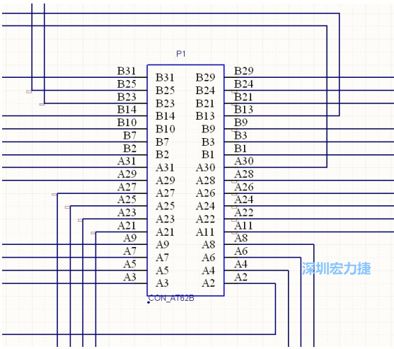 雙擊 1.SchDoc，文件可以被正常打開，下圖是其中的一部分：