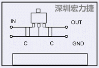 圖3：降壓電路的PCB設(shè)計示例。