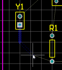  圖26 手動布線檢查文檔工作區(qū)底部的層標(biāo)簽。